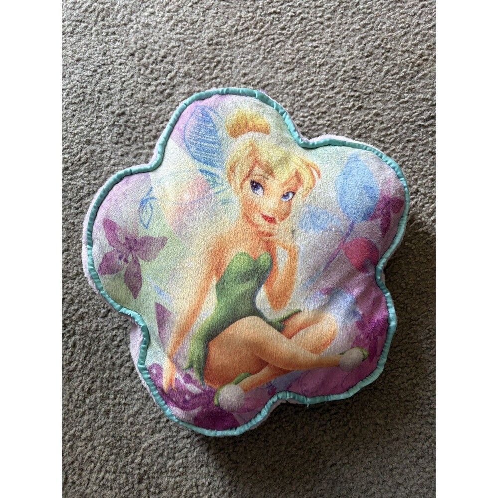 Disney Tinkerbell On the Go Pillow W/Storage